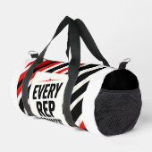 Bold Motivational Poster – “EVERY REP COUNTS” ダッフルバッグ (右コーナー)