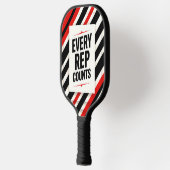 Bold Motivational Poster – “EVERY REP COUNTS” ピックルボールラケット (左)