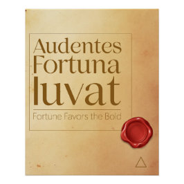 Bold Motivational Quote - Latin Poster Art ポスター