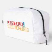 Bold Motivational Quote – Less Talk, More Action ドップキット (右コーナー)