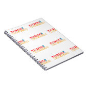 Bold Motivational Quote – Less Talk, More Action ノートブック (右側)