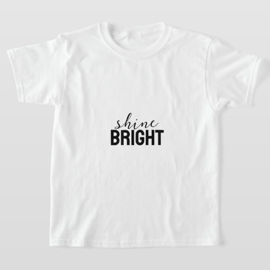 Bold Motivational Typography Poster – Modern Text  Tシャツ (レイダウン)