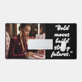 Bold Moves Build Strong Futures – Deskmat デスクマット (キーボード&マウス)