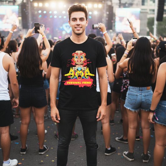 Bold Multicolor Tribal Totem Mask Customizable Tシャツ