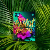 Bold “My Wildest Dreams” Tropical Journal  ノートブック