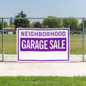 Bold Neighborhood Garage Sale Banner 横断幕 (インサイチュ)