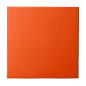 Bold Orange Red #ff4500 Statement Accent タイル (正面)
