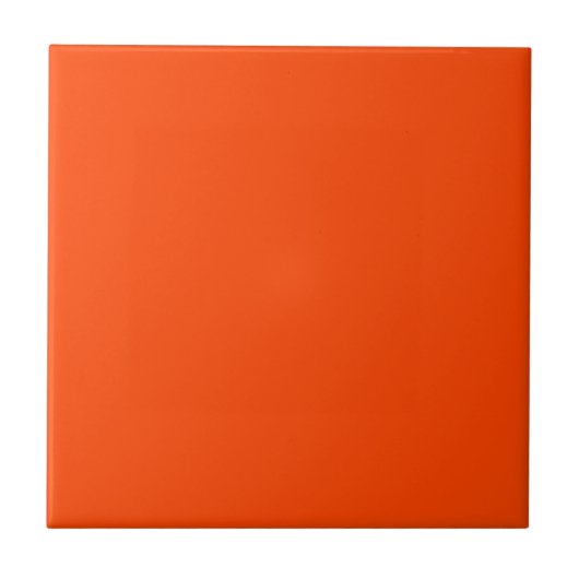 Bold Orange Red #ff4500 Statement Accent タイル (正面)