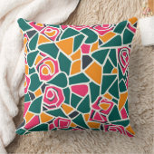 Bold Outline Rose Love クッション (ブランケット)