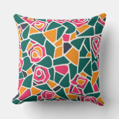 Bold Outline Rose Love クッション (正面)