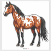 Bold Paint Horse シール (シート)