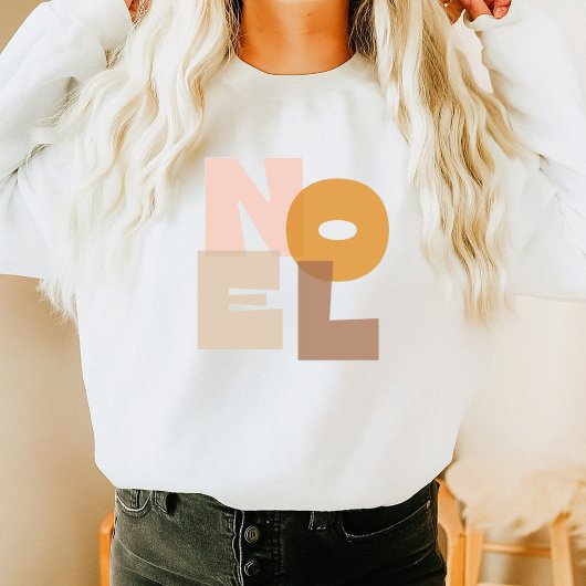 Bold Pastel Noel Women Sweatshirt  スウェットシャツ