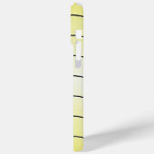 Bold Personal Initial On Mellow Butter Yellow Case-Mate iPhoneケース (裏面 / 左)