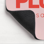 Bold Pink and Red Modern Business Personalized マウスパッド (コーナー)