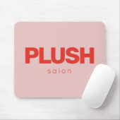 Bold Pink and Red Modern Business Personalized マウスパッド (マウス)