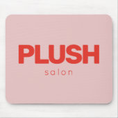 Bold Pink and Red Modern Business Personalized マウスパッド (正面)