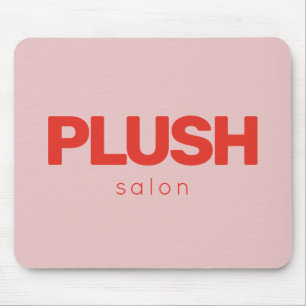 Bold Pink and Red Modern Business Personalized マウスパッド