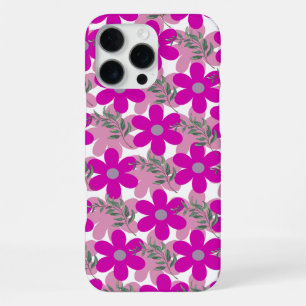 「Bold Pink Floral」iPhone 16 Pro Maxケース iPhone 16 Pro Maxケース