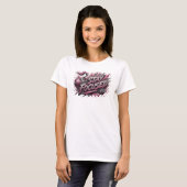 Bold Pink STAY FOCUSED オリジナルTシャツ Tシャツ (正面フル)