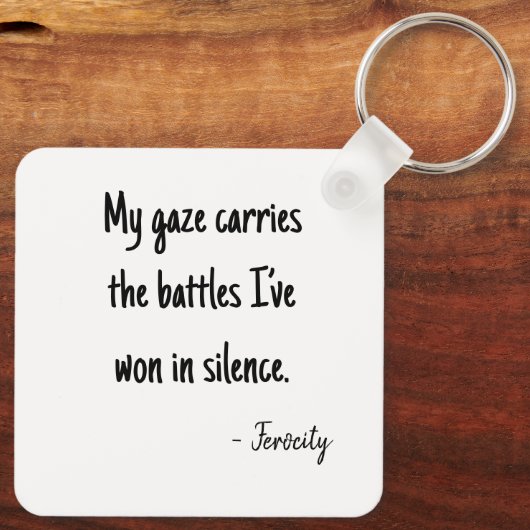 Bold pixelated portrait キーホルダー (裏面)