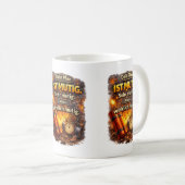 Bold Plan Quote – Funny Explosion Design コーヒーマグカップ (正面右)