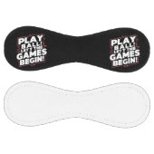 Bold Play Ball Sports Quote Art ソフトボール (パネル)