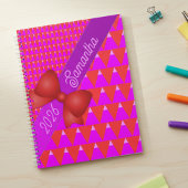 Bold Purple Orange Modern Geometric  プランナー手帳