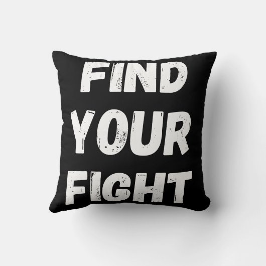 Bold Puzzle Quote Typography Art クッション (裏面)