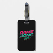 Bold Puzzle Quote Typography Art ラゲッジタグ (裏面縦)