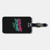 Bold Puzzle Quote Typography Art ラゲッジタグ (裏面横)