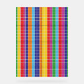 Bold Rainbow Grid Pattern Modern Art Poster アクリルサイン (正面)