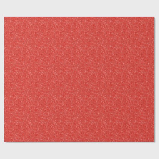 Bold Red Abstract Pattern ラッピングペーパー (フラット)