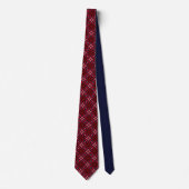 Bold Red Abstract Poinsettia Neck Tie ネクタイ (正面)