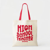 Bold Red High School Teacher   トートバッグ (正面)