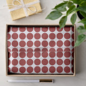 Bold Red Polka Dots on White Tissue Paper 薄葉紙 (ギフト)