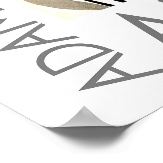 Bold Red Poppy Flowers Modern Botanical Art ポスター (角)