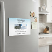 Bold Residential Pressure Washing Overlay マグネット名刺