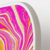 Bold Retro 70s Sun Pickleball Paddle ピックルボールラケット (左詳細)