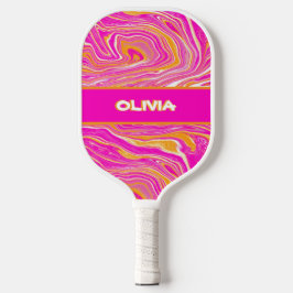 Bold Retro 70s Sun Pickleball Paddle ピックルボールラケット