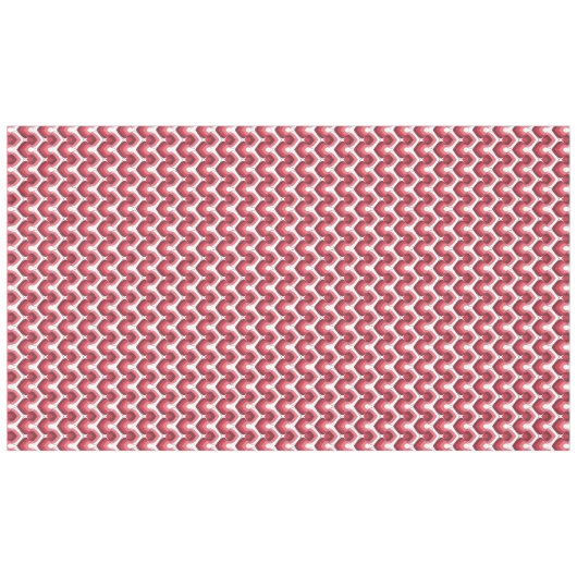 Bold Retro Modern Motif in Pinks テーブルクロス (正面(横))
