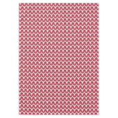 Bold Retro Modern Motif in Pinks テーブルクロス (正面)