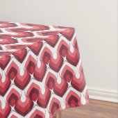 Bold Retro Modern Motif in Pinks テーブルクロス (インサイチュ)