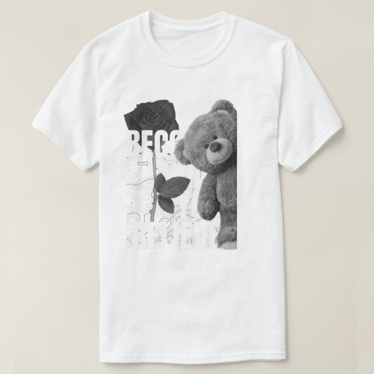 Bold Retro Motivational Graphic Tee Tシャツ (デザイン正面)