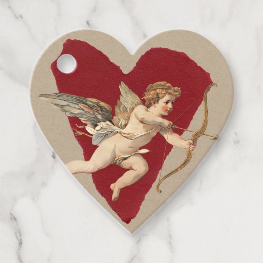 Bold Romance Classics Red Heart Angel Bow & Arrow  フェイバータグ (正面)