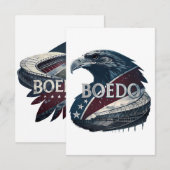 Bold Rules: A Clear, Striking Message 出欠カード (正面/裏面)