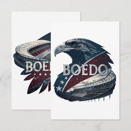 Bold Rules: A Clear, Striking Message 出欠カード (正面/裏面)