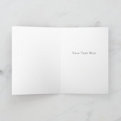 Bold Sans Serif シンプルなグリーティングカード | whisk taker カード (内部)