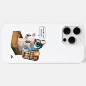  Bold Sardine Doctor Fish-ician Cartoon Pun Quote Case-Mate iPhoneケース (裏面 (横))