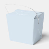 Bold Soft Blue Modern 50th Birthday Custom フェイバーボックス (裏面サイド)