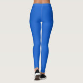 Bold Solid Blue Leggings レギンス (裏面)